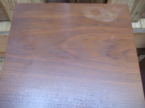 Water-damaged KLH veneer. Soon to get all better