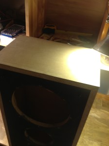 Polk with fresh cherry veneer applied. Hurray!