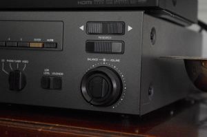 My NAD 7240PE. Note integrated volume/balance and space-age radio tuner rocker buttons.