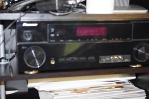 Here's my 820K, piled under cords while we redo the basement.