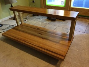 Closer view of table