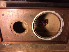 KLH Model 20 cabinet sans drivers. 