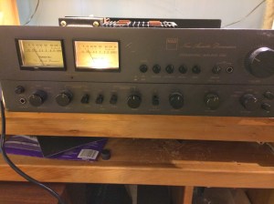 NAD 3080 Integrated Amplifier. I have the top off to check inside.