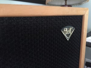 Klipsch Cornwall Detail - logo and custom grille on bullnose